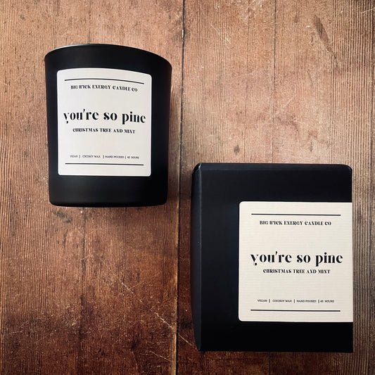 you’re so pine - christmas tree and mint