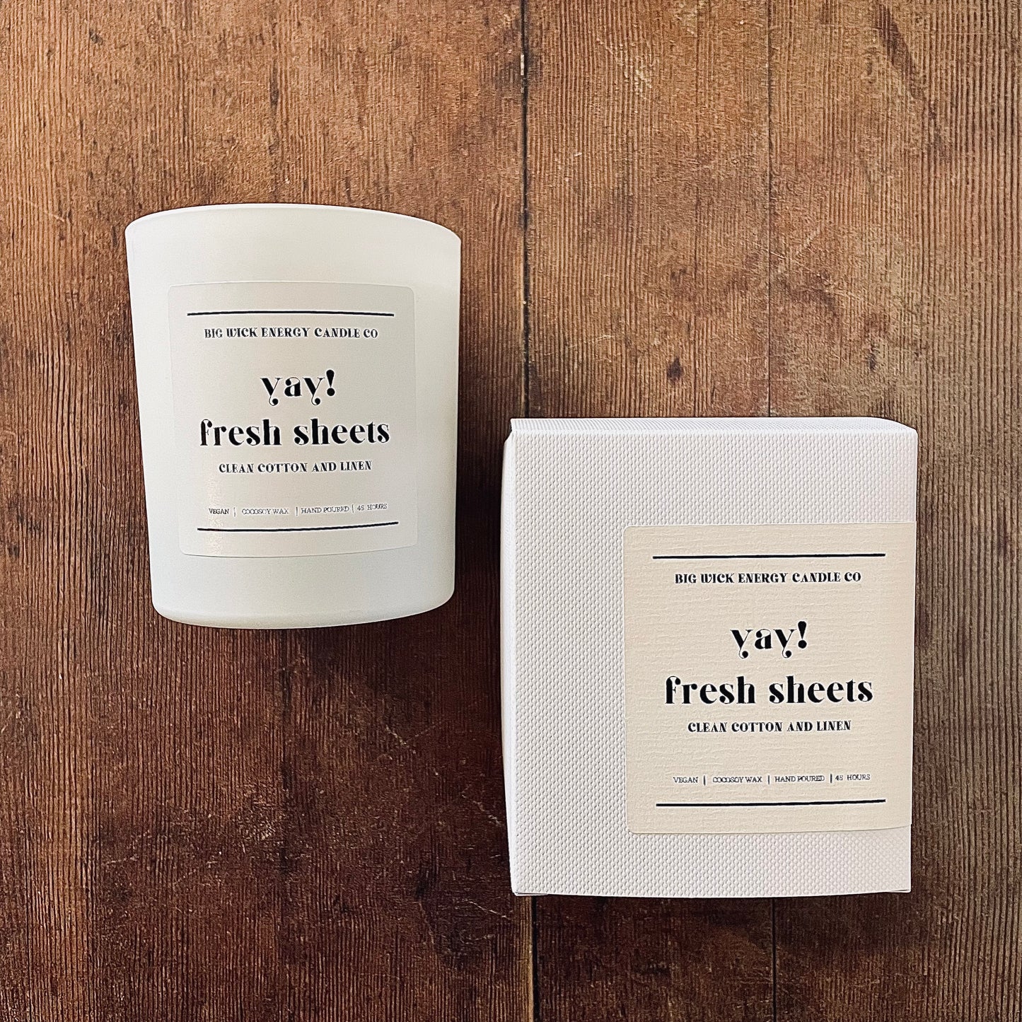 yay! fresh sheets - clean cotton and linen