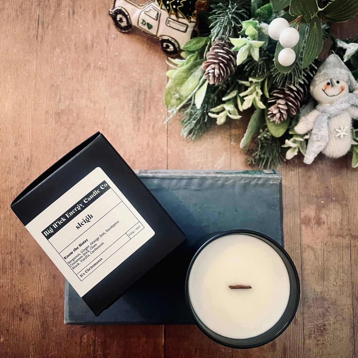 sleigh - christmas spice and orange