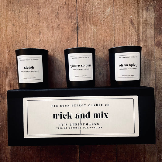 wick and mix - it’s christmasss