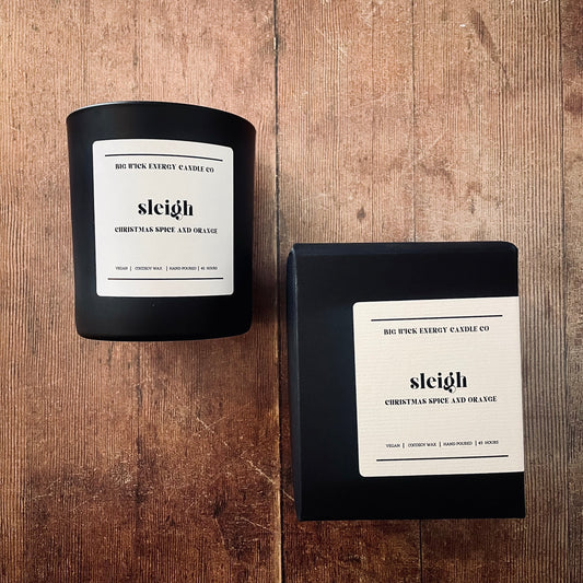 sleigh - christmas spice and orange