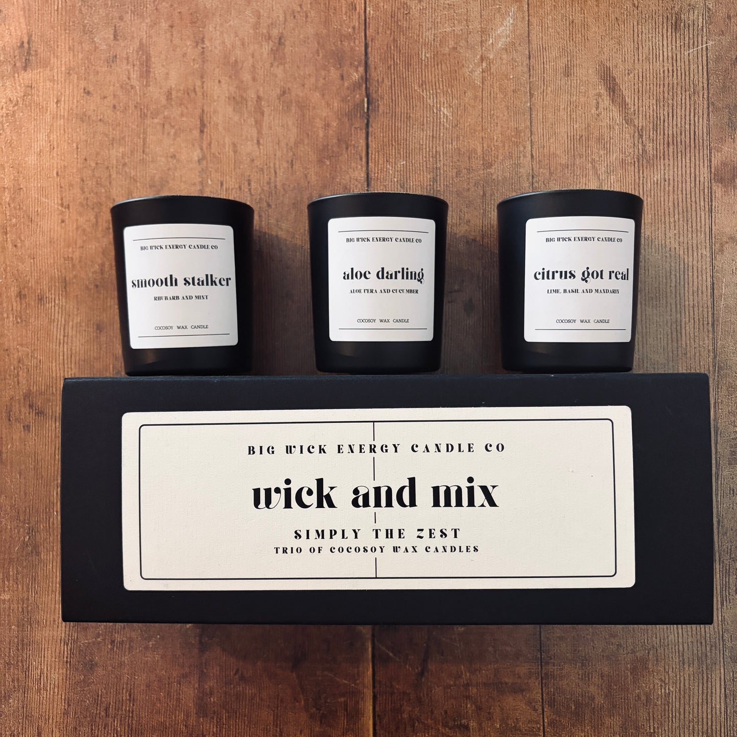 wick and mix - simply the zest