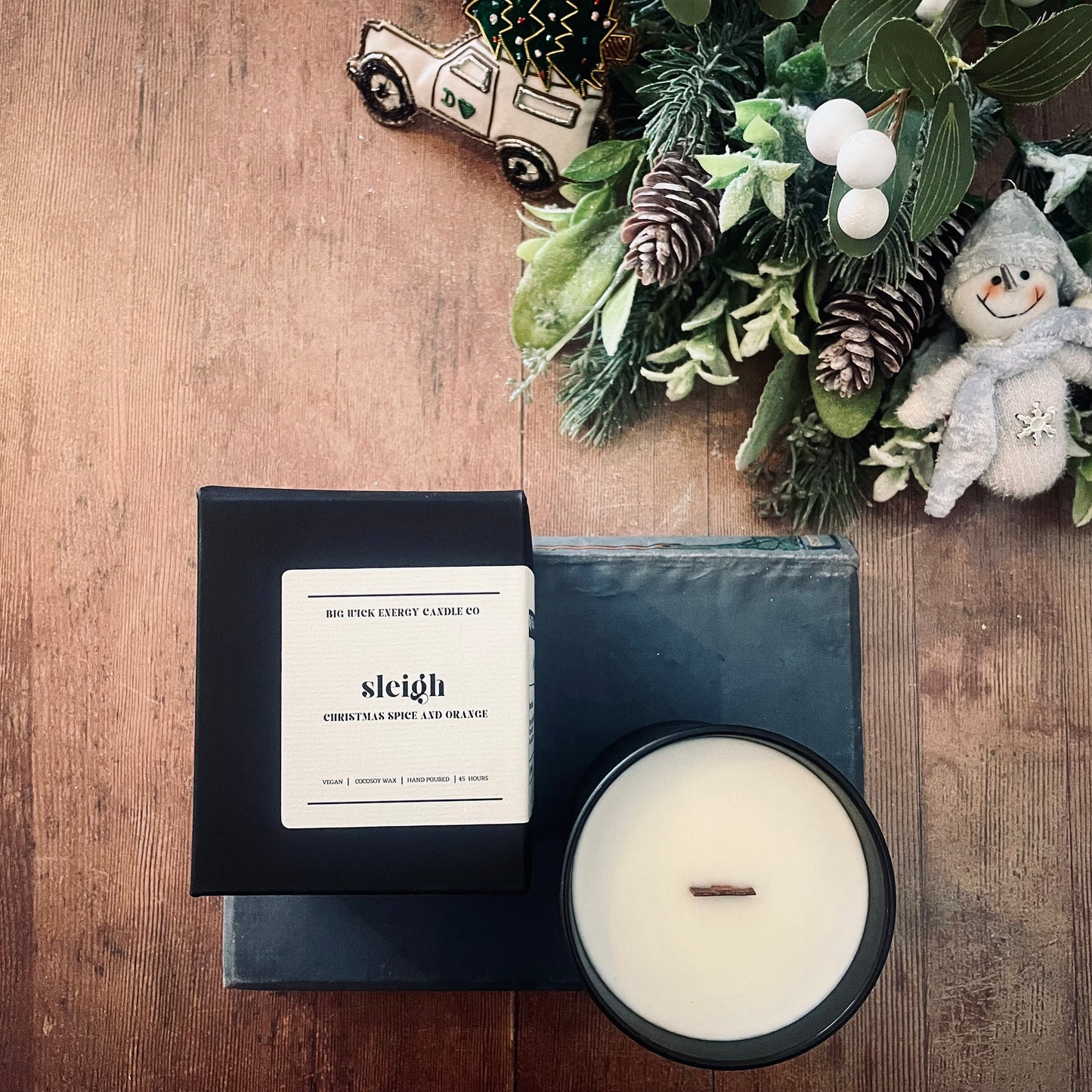 sleigh - christmas spice and orange