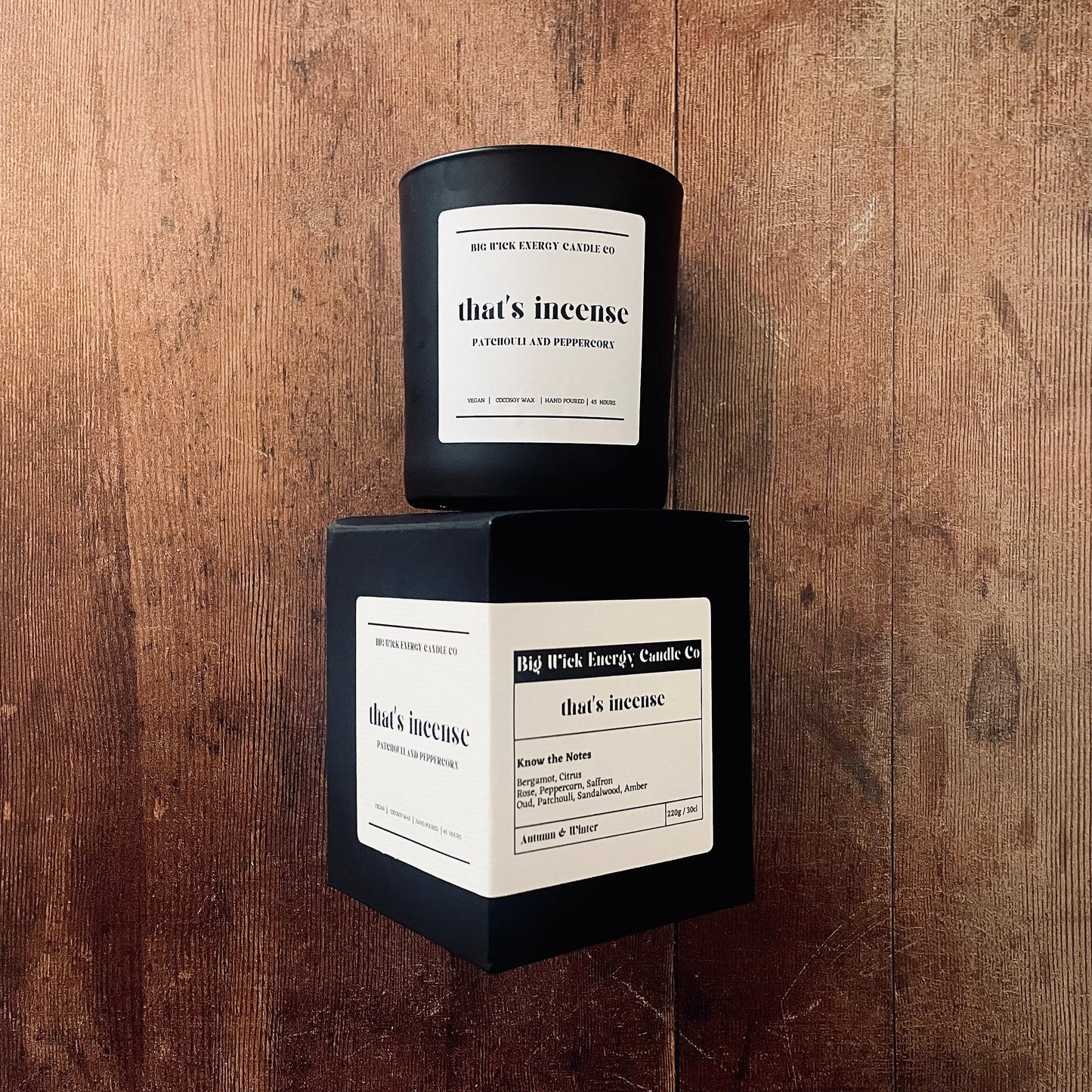 that’s incense - patchouli and peppercorn