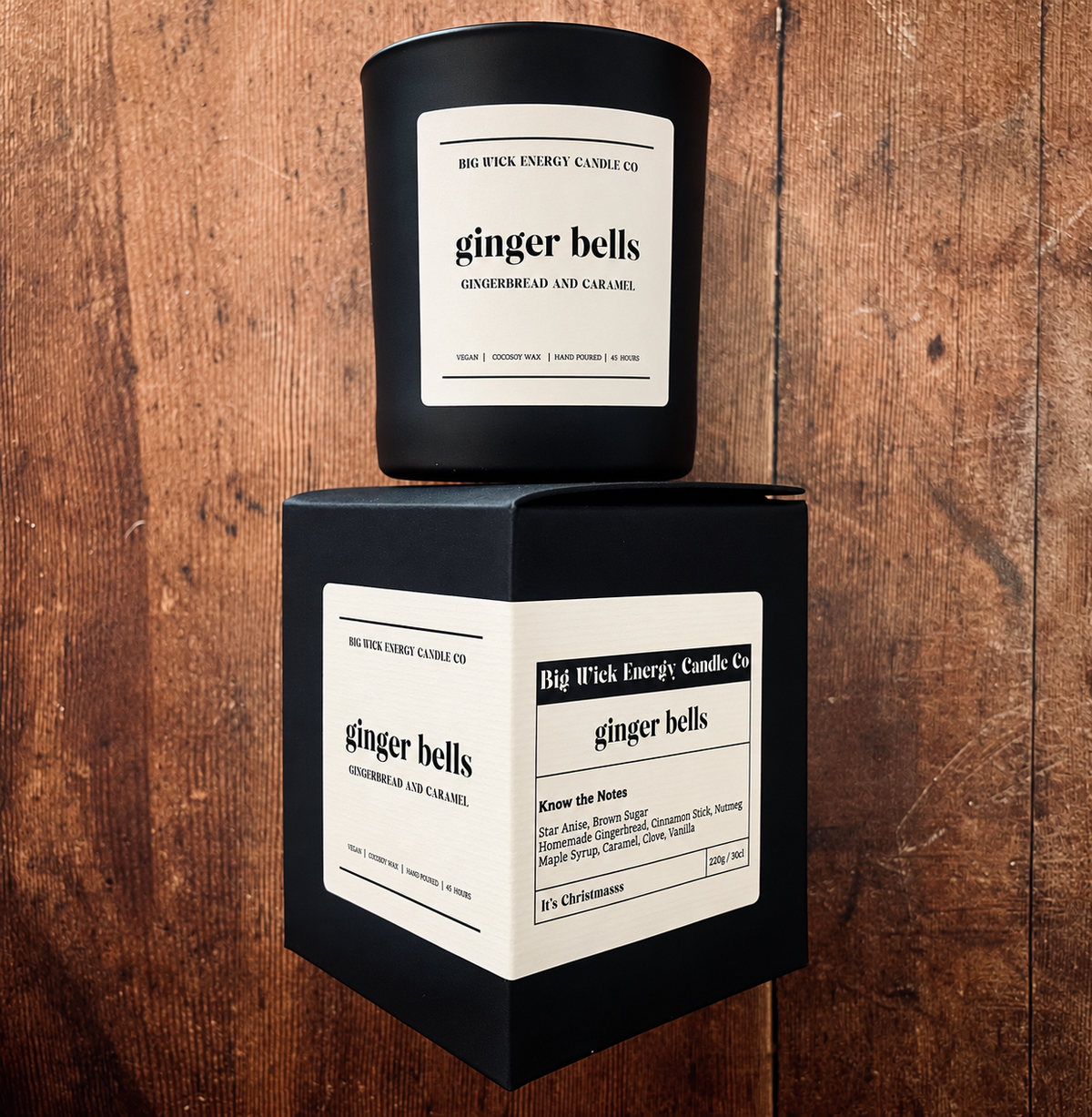 ginger bells - gingerbread and caramel
