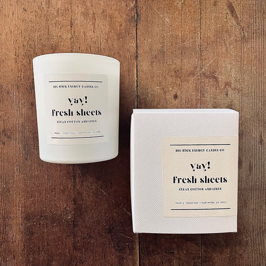 yay! fresh sheets - clean cotton and linen
