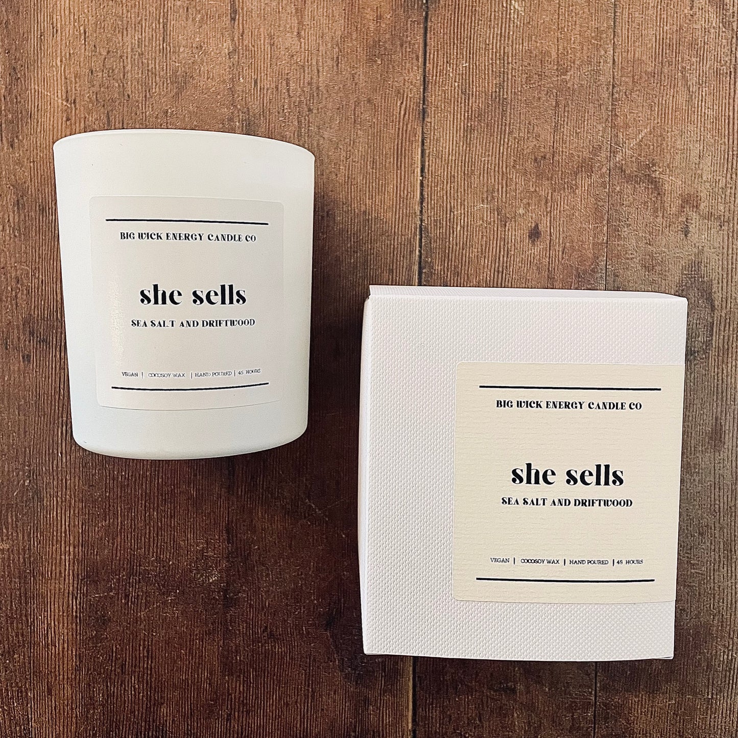 she sells - sea salt and driftwood