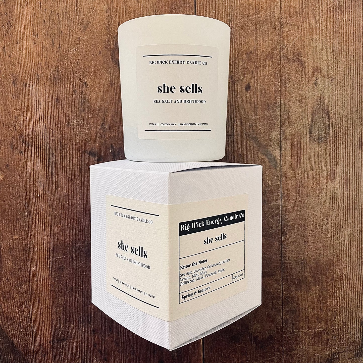 she sells - sea salt and driftwood